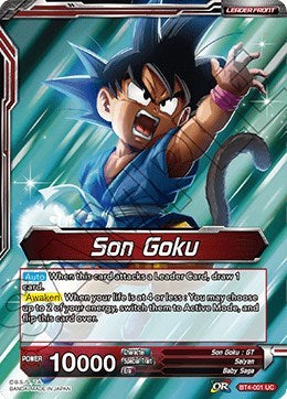Son Goku // Energy Burst Son Goku [BT4-001] | The Time Vault CA