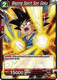 Blazing Spirit Son Goku [BT4-005] | The Time Vault CA