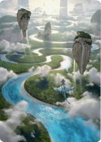 Clearwater Pathway Art Card [Zendikar Rising Art Series] | The Time Vault CA