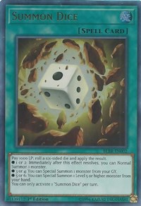 Summon Dice [BLRR-EN002] Ultra Rare | The Time Vault CA