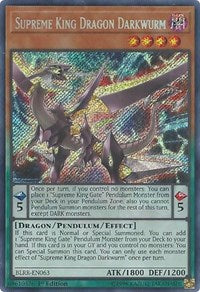 Supreme King Dragon Darkwurm [BLRR-EN063] Secret Rare | The Time Vault CA