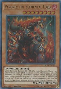 Pyrorex the Elemental Lord [BLRR-EN069] Ultra Rare | The Time Vault CA