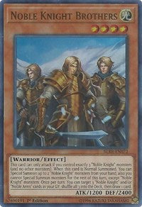 Noble Knight Brothers [BLRR-EN072] Ultra Rare | The Time Vault CA