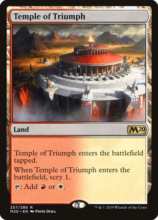 Temple of Triumph [Core Set 2020 Promos] | The Time Vault CA