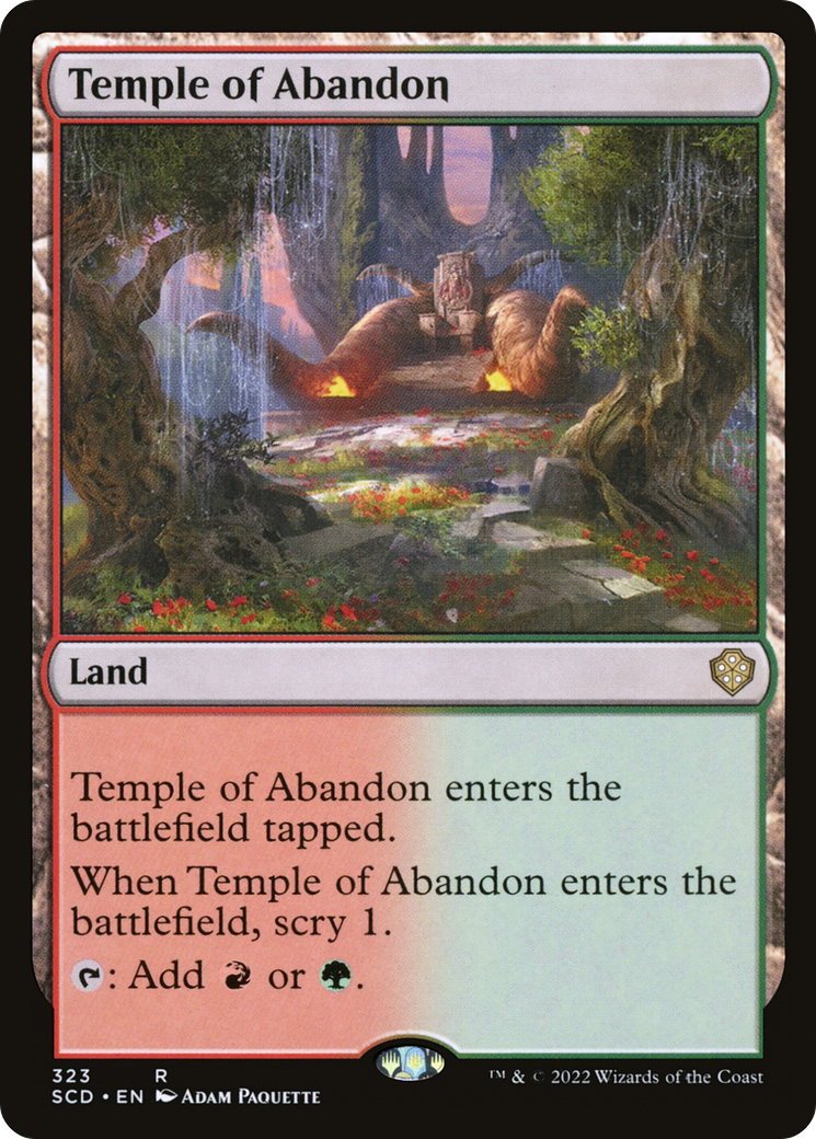 Temple of Abandon [Starter Commander Decks] | The Time Vault CA