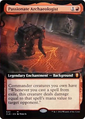 Passionate Archaeologist (Extended Art) [Commander Legends: Battle for Baldur's Gate] | The Time Vault CA