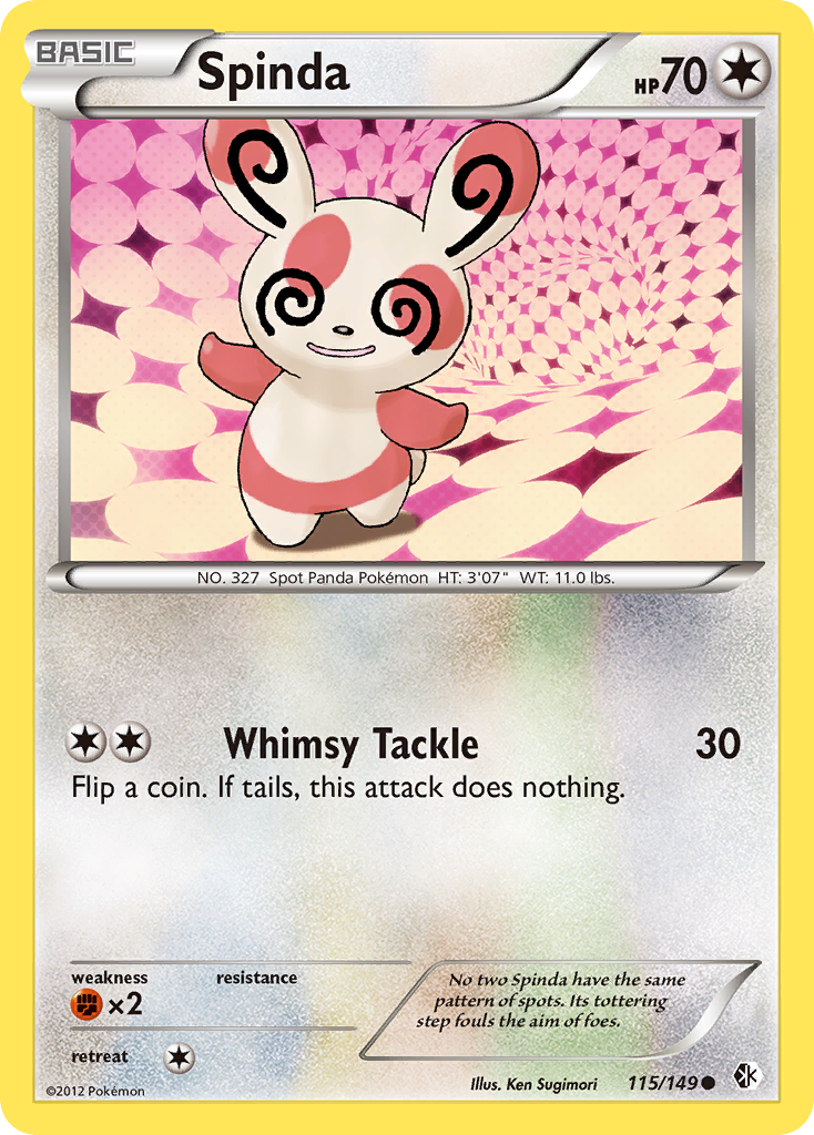 Spinda (115/149) [Black & White: Boundaries Crossed] | The Time Vault CA