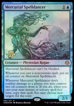 Mercurial Spelldancer [Phyrexia: All Will Be One Prerelease Promos] | The Time Vault CA