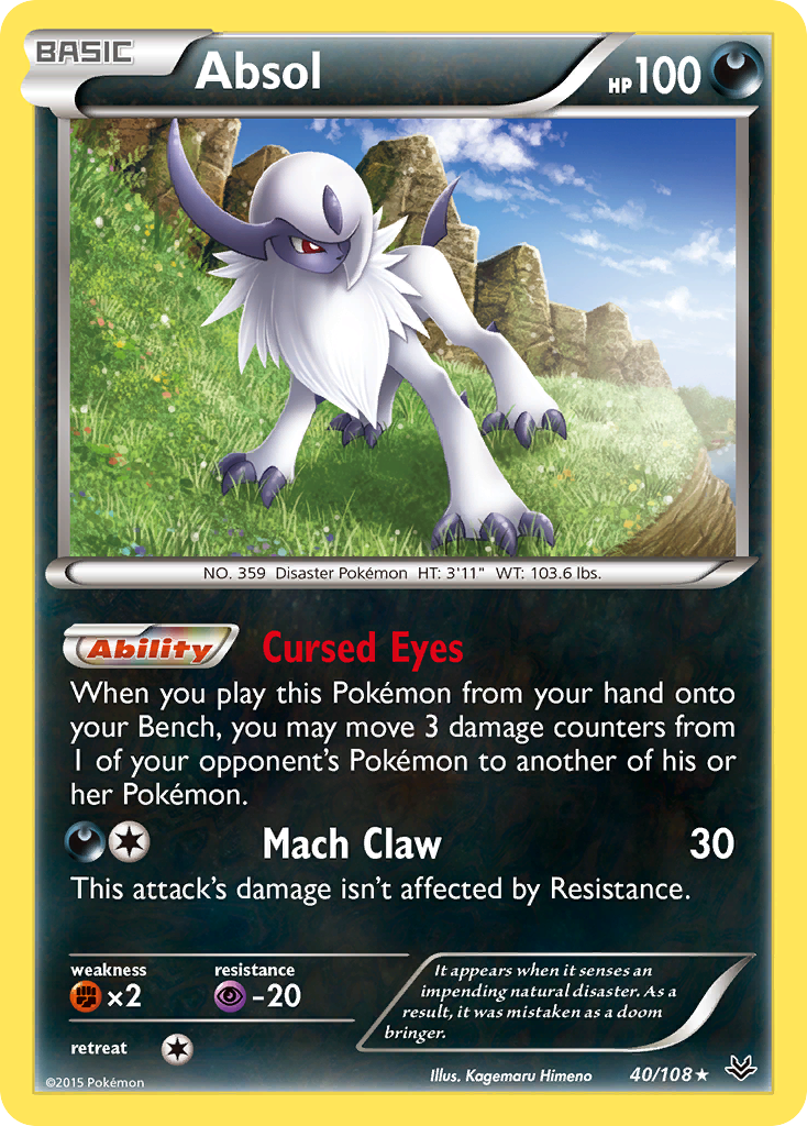 Absol (40/108) [XY: Roaring Skies] | The Time Vault CA