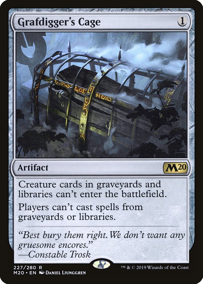 Grafdigger's Cage [Core Set 2020] | The Time Vault CA