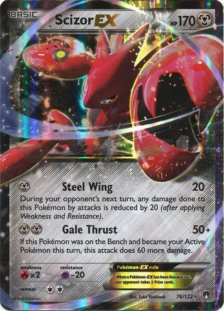 Scizor EX (76/122) (Jumbo Card) [XY: BREAKpoint] | The Time Vault CA