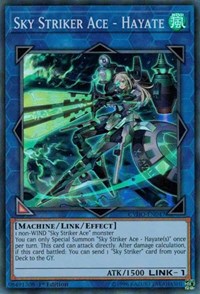 Sky Striker Ace - Hayate [CYHO-EN047] Super Rare | The Time Vault CA