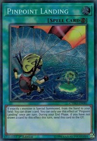 Pinpoint Landing [CYHO-EN081] Secret Rare | The Time Vault CA