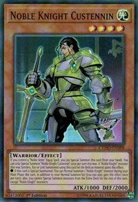 Noble Knight Custennin [CYHO-EN088] Super Rare | The Time Vault CA