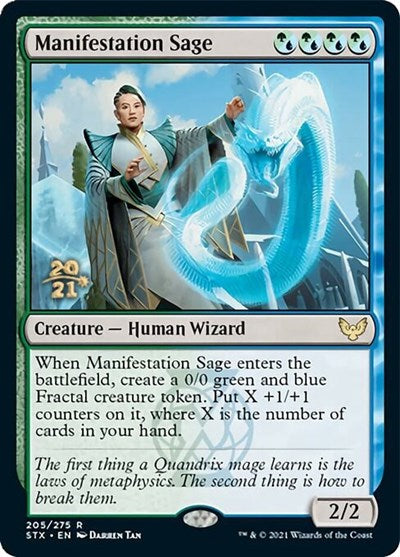 Manifestation Sage [Strixhaven: School of Mages Prerelease Promos] | The Time Vault CA