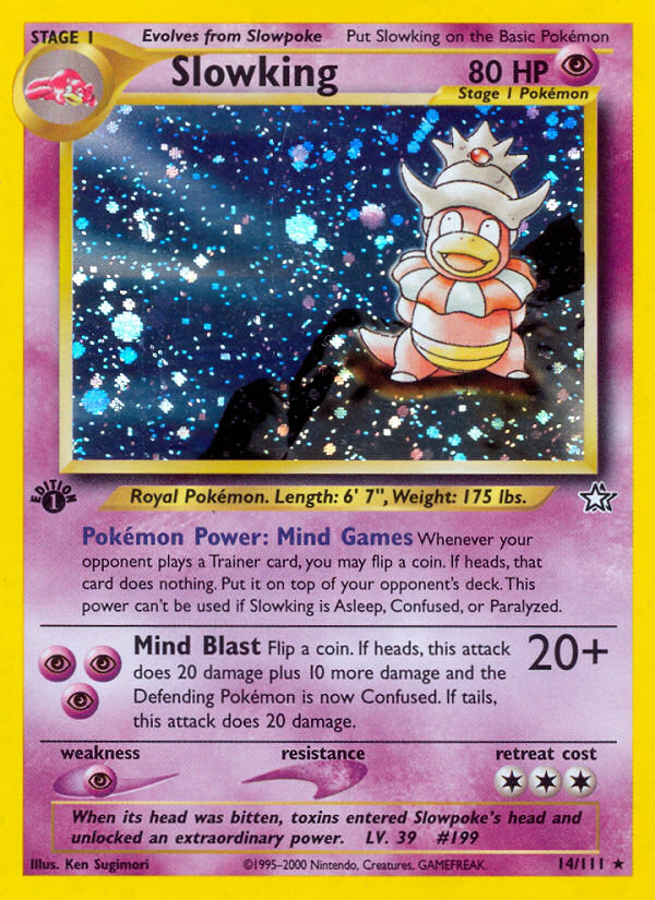 Slowking (14/111) [Neo Genesis 1st Edition] | The Time Vault CA