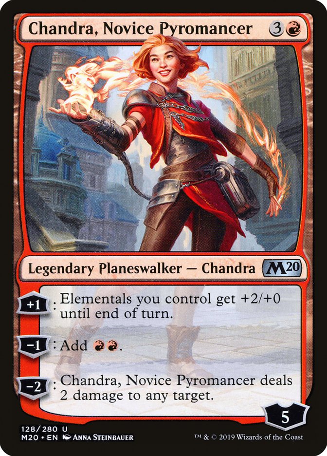 Chandra, Novice Pyromancer [Core Set 2020] | The Time Vault CA