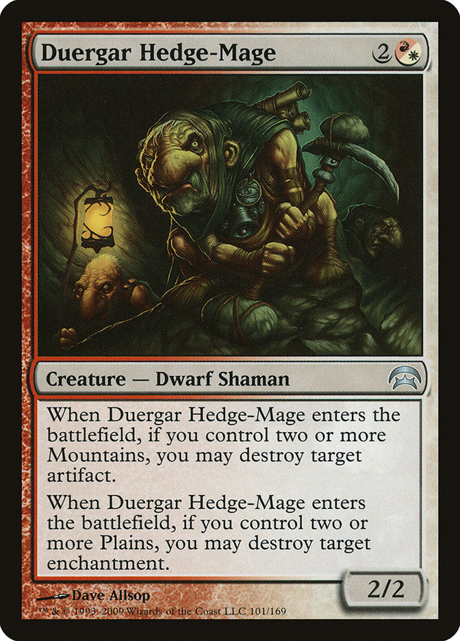 Duergar Hedge-Mage [Planechase] | The Time Vault CA