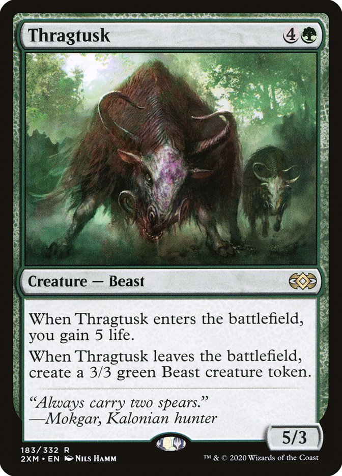 Thragtusk [Double Masters] | The Time Vault CA