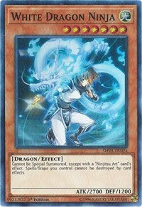 White Dragon Ninja [SHVA-EN024] Super Rare | The Time Vault CA