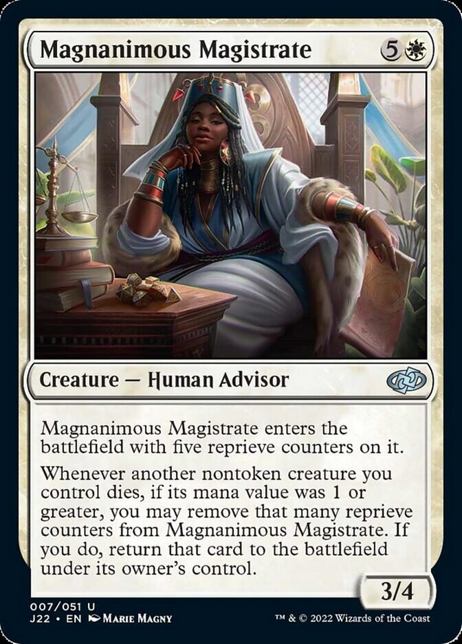 Magnanimous Magistrate [Jumpstart 2022] | The Time Vault CA