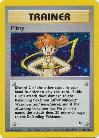 Misty (18/132) [Gym Heroes Unlimited] | The Time Vault CA