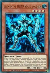 Elemental HERO Solid Soldier [CT15-EN003] Ultra Rare | The Time Vault CA