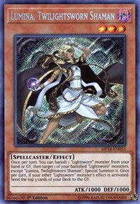 Lumina, Twilightsworn Shaman [MP18-EN052] Secret Rare | The Time Vault CA