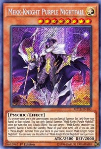 Mekk-Knight Purple Nightfall [MP18-EN183] Secret Rare | The Time Vault CA