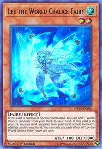 Lee the World Chalice Fairy [MP18-EN048] Ultra Rare | The Time Vault CA