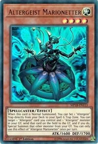 Altergeist Marionetter [MP18-EN113] Ultra Rare | The Time Vault CA