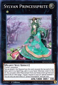 Sylvan Princessprite [MP18-EN026] Super Rare | The Time Vault CA