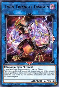 Twin Triangle Dragon [MP18-EN134] Rare | The Time Vault CA