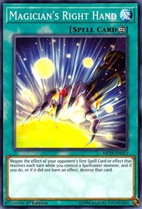 Magician's Right Hand [MP18-EN012] Common | The Time Vault CA