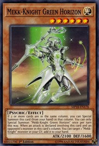 Mekk-Knight Green Horizon [MP18-EN178] Common | The Time Vault CA