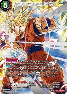 Supreme Showdown Son Goku (SPR) [TB2-002] | The Time Vault CA