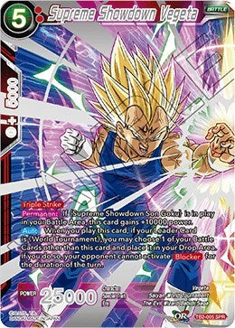 Supreme Showdown Vegeta (SPR) [TB2-005] | The Time Vault CA