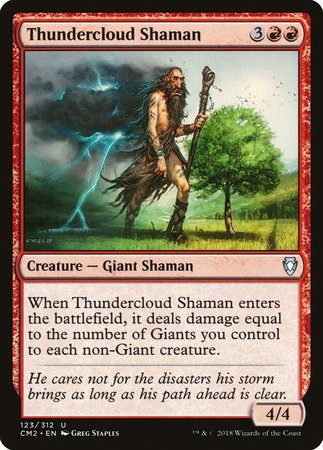 Thundercloud Shaman [Commander Anthology Volume II] | The Time Vault CA