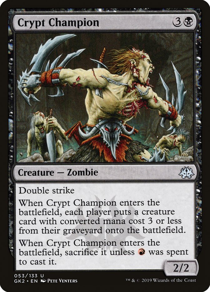 Crypt Champion [Ravnica Allegiance Guild Kit] | The Time Vault CA