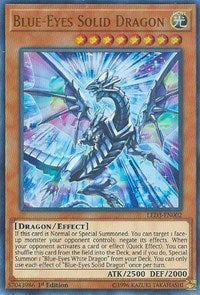 Blue-Eyes Solid Dragon [LED3-EN002] Ultra Rare | The Time Vault CA