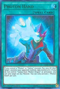 Photon Hand [LED3-EN037] Ultra Rare | The Time Vault CA