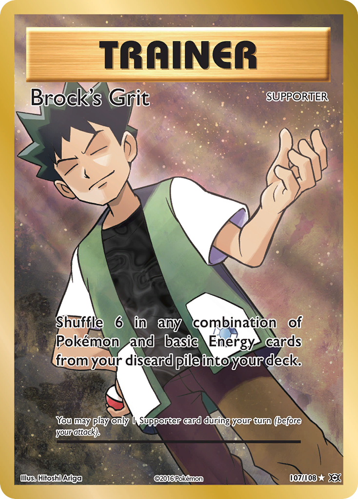 Brock's Grit (107/108) [XY: Evolutions] | The Time Vault CA
