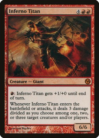 Inferno Titan [Duels of the Planeswalkers 2011 Promos ] | The Time Vault CA