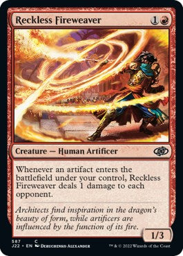 Reckless Fireweaver [Jumpstart 2022] | The Time Vault CA