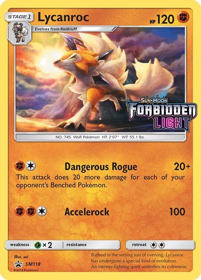 Lycanroc (SM118) (Prerelease Promo) [Sun & Moon: Black Star Promos] | The Time Vault CA