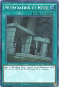 Preparation of Rites [HISU-EN042] Super Rare | The Time Vault CA