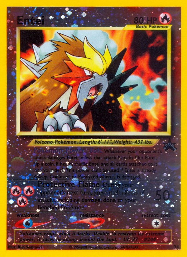 Entei (34) [Wizards of the Coast: Black Star Promos] | The Time Vault CA