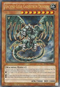 Ancient Gear Gadjiltron Dragon (Oversized) (Machine Madness) [SD10-EN001] Promo | The Time Vault CA