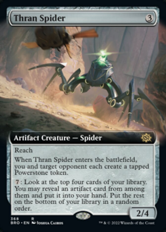 Thran Spider (Extended Art) [The Brothers' War] | The Time Vault CA
