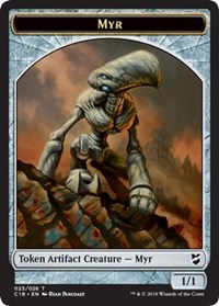 Myr (023) // Thopter (025) Double-sided Token [Commander 2018 Tokens] | The Time Vault CA